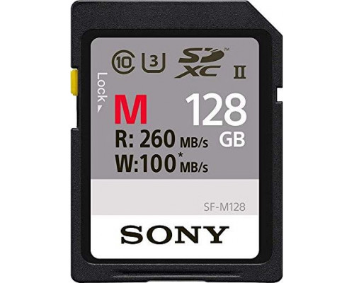 Sony SF-M SDXC 128 GB Class 10 UHS-II/U3 V60 (SFG1M)