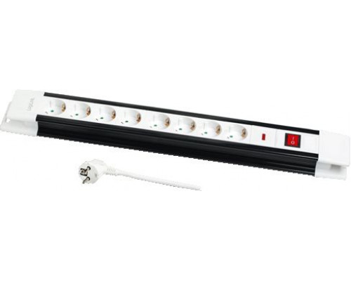 LogiLink LPS 3m 8 sockets White-Black (LPS207)