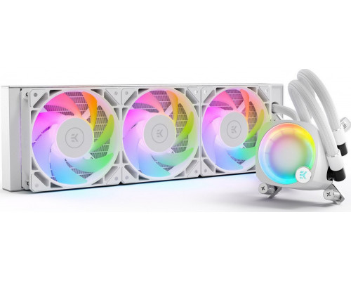 EK Water Blocks EK-Nucleus AIO CR360 Lux D-RGB White