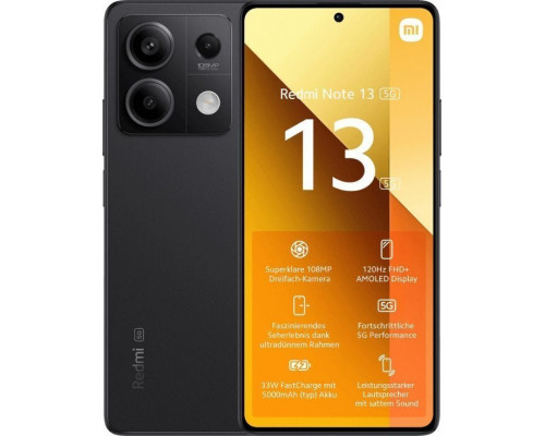 Xiaomi Redmi Note 13 5G 6/128GB Black  (51351)