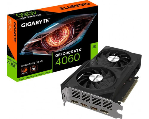 Gigabyte GeForce RTX 4060 Windforce OC 8GB GDDR6 (GV-N4060WF2OC-8GD)