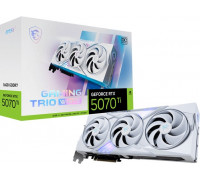 MSI VGA NVIDIA GeForce RTX 5070 Ti 16G GAMING TRIO OC WHITE, RTX 5070 Ti, 16GB GDDR7, 3xDP, 1xHDMI