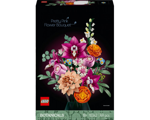 LEGO rozā ziedu pušķis (10342)