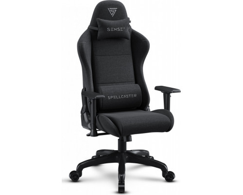 SENSE7 Spellcaster FUKU Fabric Chair – Black