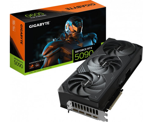 Gigabyte GeForce RTX 5090 Windforce OC 32GB GDDR7 (GV-N5090WF3OC-32GD)