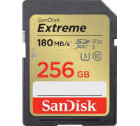 SanDisk Extreme SDXC 256 GB Class 10 UHS-I/U3 V30 (SDSDXVV-256G-GNCIN)