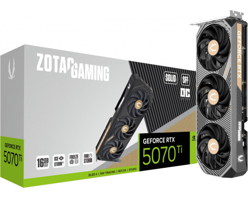 Zotac GAMING GeForce RTX 5070 Ti SOLID SFF OC NVIDIA 16 GB GDDR7