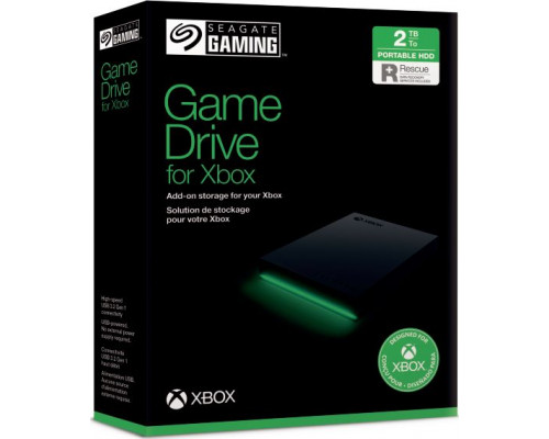 HDD Seagate Game Drive for Xbox 2TB Black (STKX2000400)
