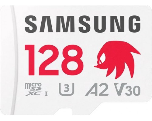 Samsung Pro Plus Sonic The Hedgehog MicroSDXC 128 GB Class 10 UHS-I/U3 A2 V30 (MB-MD128SA/LC1)