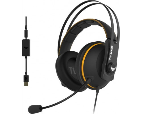 ASUS TUF Gaming H7 Lite, Headset (slate / yellow, 7.1 surround sound)