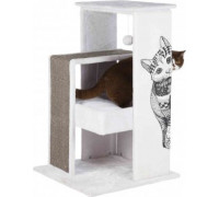 Trixie Stand scratching post Maria white-gray 101 cm