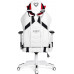 Diablo Chairs X-RAY armchair L WHITE-BLACK