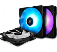 Deepcool fan set 120mm RF 120 -3IN1 black and white with RGB x3, controller