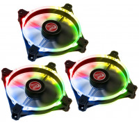 Raijintek Macula 12 Rainbow RGB-LED fan, 120mm, 3 pieces (0R400059)