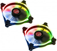 Raijintek Macula 12 Rainbow RGB-LED fan, 120mm, 2 pieces (0R400058)