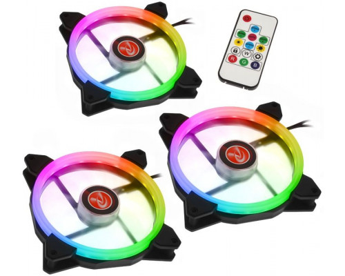 Raijintek IRIS 14 Triple Pack Rainbow RGB (0R400050)