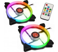 Raijintek IRIS 14 Twin Pack Rainbow RGB (0R400049)