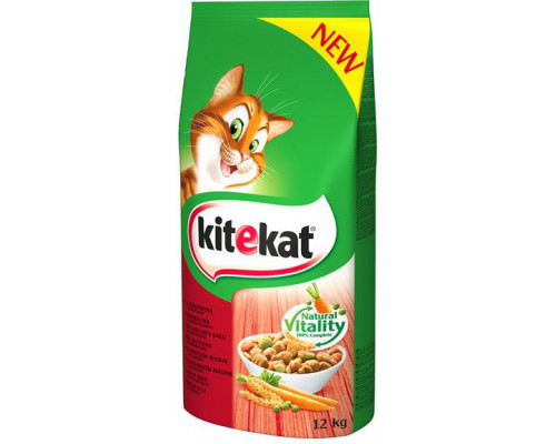 Kitekat with beef and vegetables 12kg