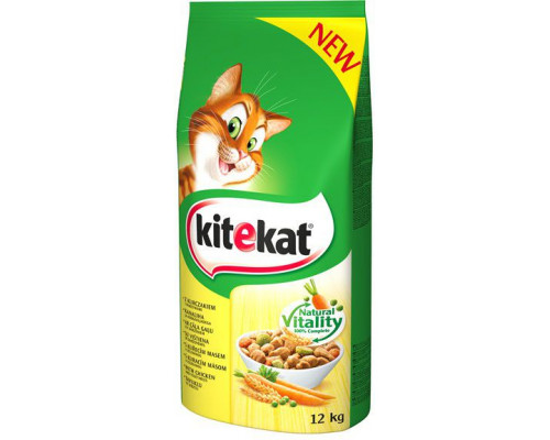 Kitekat with chicken and vegetables 12kg