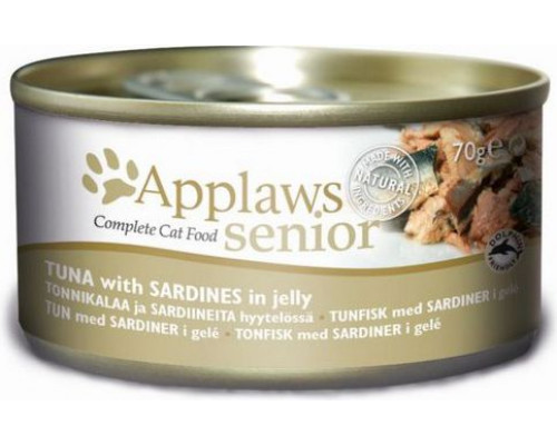 APPLAWS CAT can 5x70g SENIOR tuna and sardines