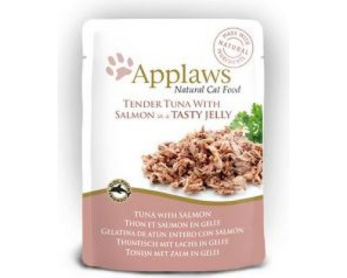APPLAWS Sachet Tuna fillet with salmon in jelly - 5x70g