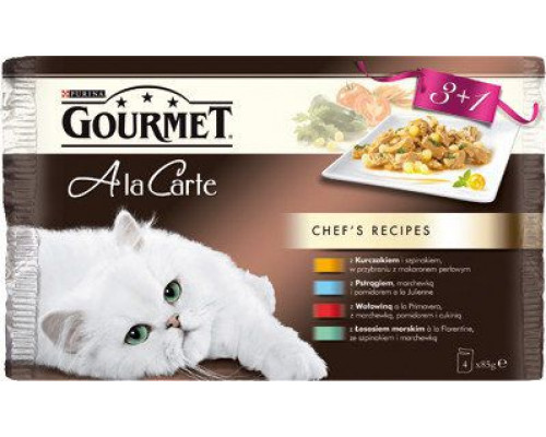 Purina Gurmet A La Carte Kura Mix (4x85g)x2