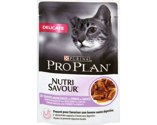 Purina Pro Plan Delicate Nutrisavor Turkey 6x85g