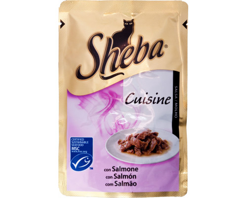 Sheba Cat food with salmon 6x85g