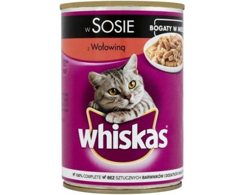 Whiskas WITH BEEF 4x400G