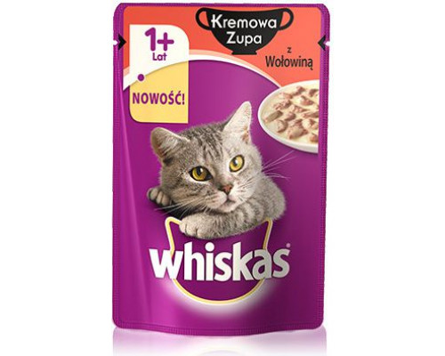 Whiskas cream soup with beef 6x85g