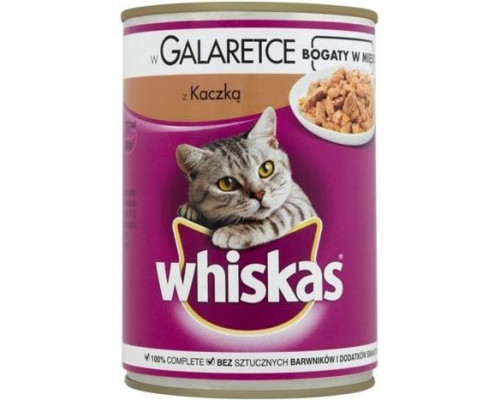 Whiskas can with duck in jelly 5x400g