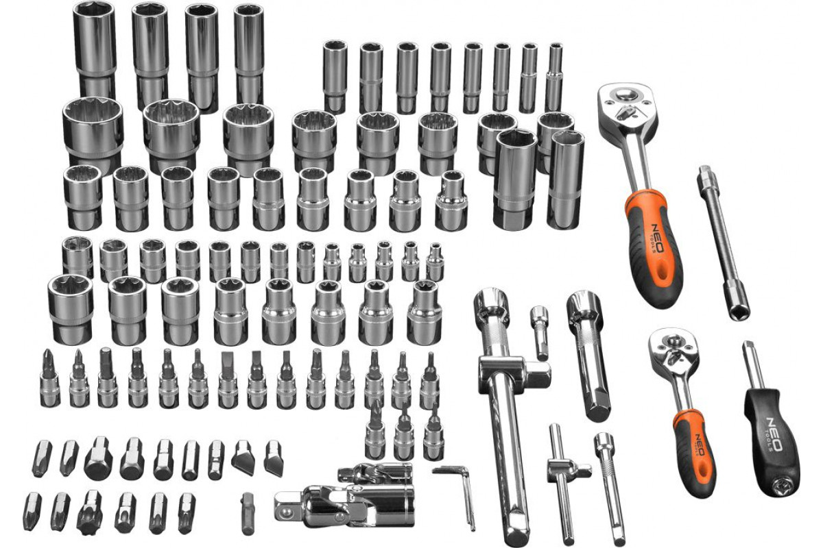 1 2 и 3 4 инструмент. Набор инструментов Neo 08-666. Neo Tools набор головок 108. Набор инструментов Neo Tools 08-666 110 предмета. 08-666 Neo.