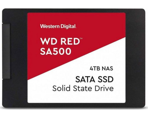 SSD 4TB SSD WD Red SA500 4TB 2.5" SATA III (WDS400T1R0A)