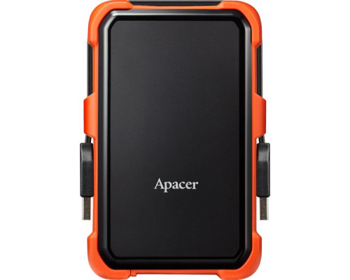 Apacer AC630 1TB External Disk Black-Orange (AP1TBAC630T-1)