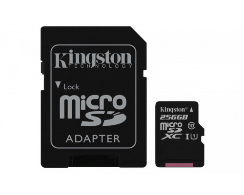 Kingston Canvas Select 80R microSDXC 256GB CL10 UHS-I + adapter (SDCS/256GB)