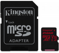 Kingston Canvas React 100/80MB/s adapter U3 (SDCR/256GB)