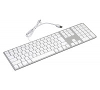 Keyboard Matias Mac hub 2xUSB silver (FK318S-UK)