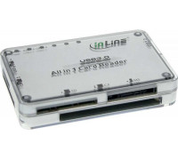InLine Reader External USB 3.0, Silver (76631I)