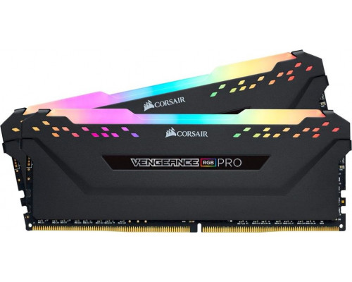 Memory Corsair Vengeance RGB PRO, DDR4, 16 GB, 3600MHz, CL18 (CMW16GX4M2Z3600C18)