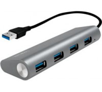 HUB USB LogiLink USB 3.0, 4