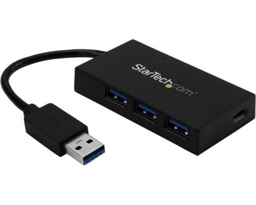 HUB USB StarTech 4 Port USB 3.0 Black (HB30A3A1CFB)