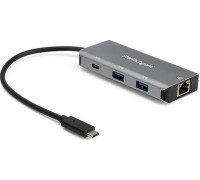 HUB USB StarTech 3-PORT USB-C LAN PORT/10GBPS - 2X USB-A 1X USB-C
