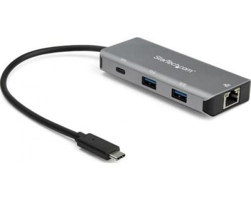 HUB USB StarTech 3-PORT USB-C LAN PORT/10GBPS - 2X USB-A 1X USB-C