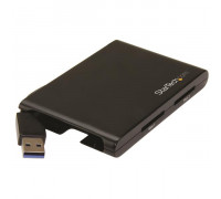 StarTech reader 2x SD, USB 3.0, Black (2SD4FCRU3)