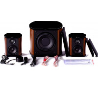 Swans computer speakers SWANS M50W computer speakers set (2.1; black, wood color)