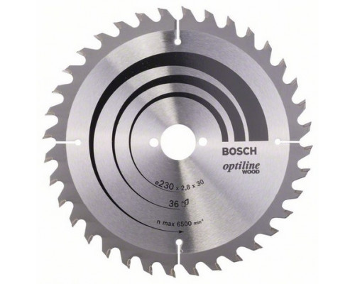 Bosch  Optiline Wood 230 x 30mm 36z (2608640628)
