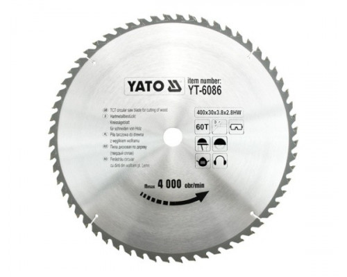 Yato  400x30mm 60z (YT-6086)