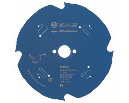 Bosch  Expert for Fiber Cement 160 x 20mm 4z (2608644121)
