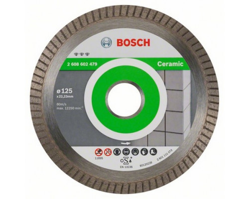 Bosch Best for Ceramic Extra-Clean Turbo 125 x 22mm - 2608602479