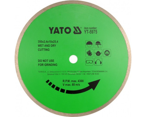 Yato 350x2,4x25,4mm YT-5975